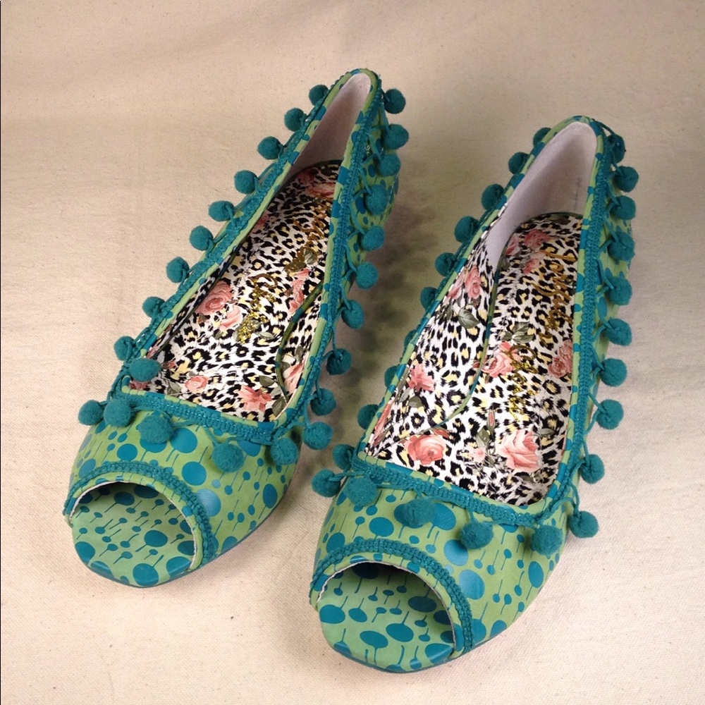 Irregular Choice Retro Betty Wedges